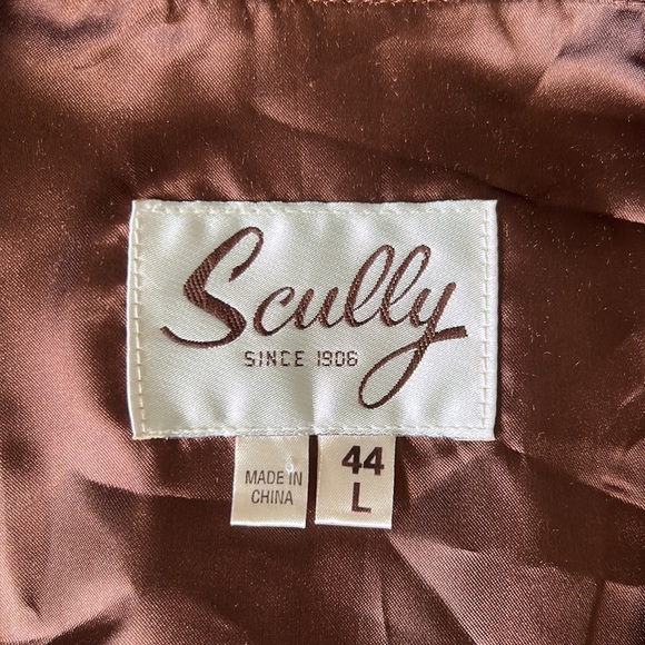 Brown Scully Leather Vest Large - Picture 6 of 9